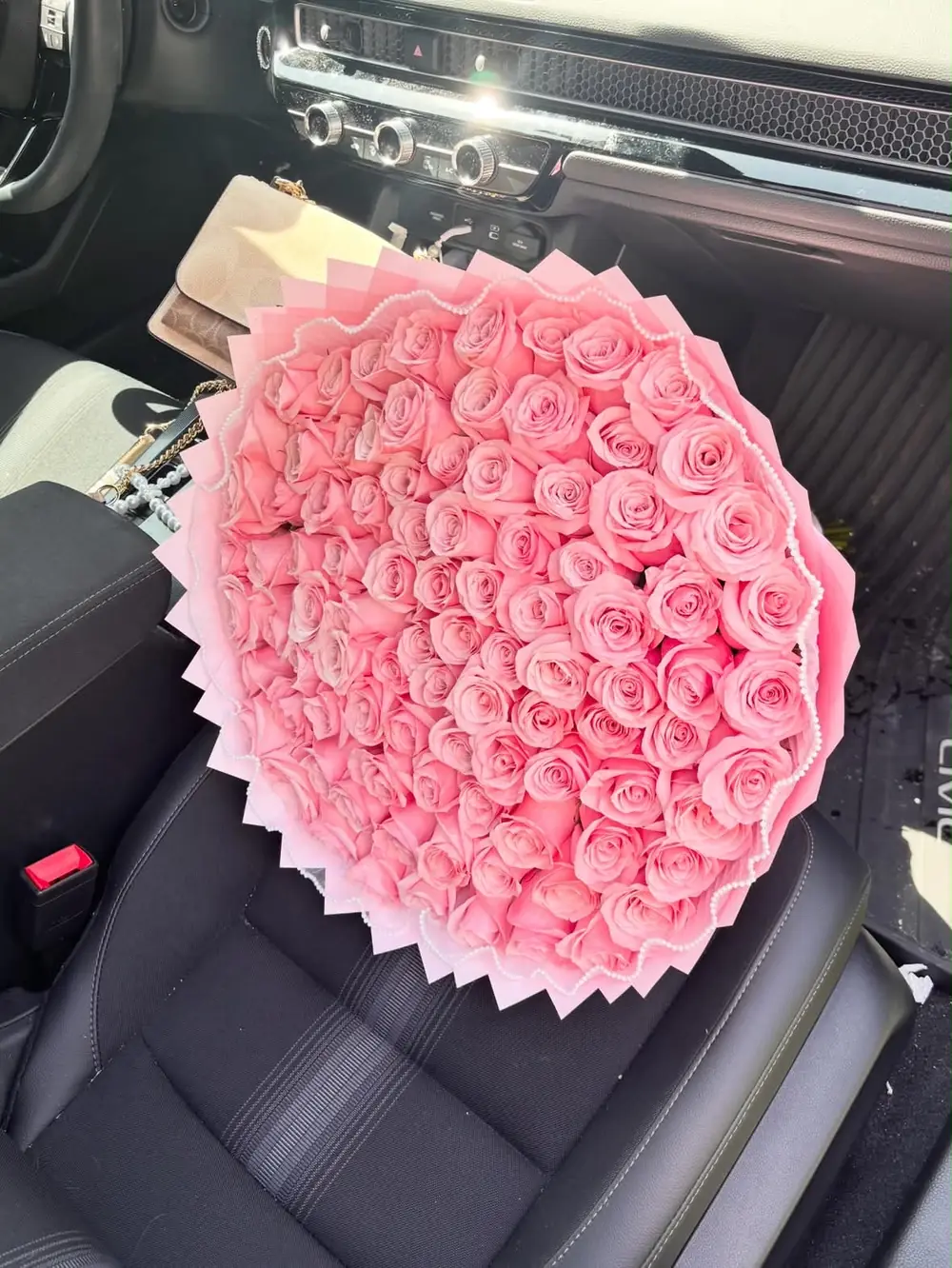 Pink rose dome bouquet by Petals By Emily, Easley SC